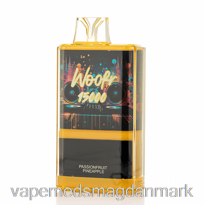 Vape Juice Woofr 15000 Engangs Passionsfrugt Ananas